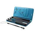 Miniatyrbillede 2 af 2: Huawei Mate 10 Lite Læder etui med unik tryk - Blå Blue