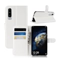 Miniatyrbillede 1 af 2: Huawei P30 ægte split læderetui - Hvid White