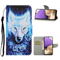 Miniatyrbillede 1 af 2: Wonderland Samsung Galaxy A32 Flip etui - Hvid ulv Blue
