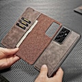 Pikkukuva 2 / 2: DG.MING Samsung Galaxy S21 Ultra 2-in-1 lompakkokotelo - Harmaa Silver grey