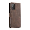 Pikkukuva 2 / 2: CaseMe Samsung Galaxy Note 20 vintage-kotelo - Kahvi Brown