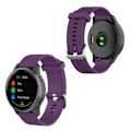 Miniatyrbillede 1 af 2: Garmin Vivoactive 4 silikone tekstureret Urrem - Lilla Purple