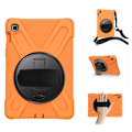Miniatyrbillede 1 af 2: Samsung Galaxy Tab S5e 360 graders X-Formet silikone kombo etui - Orange Orange