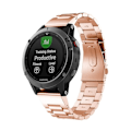 Miniatyrbillede 1 af 2: Garmin Fenix 5 Erstatninsgrem i rustfri stål - Rosa guld Pink