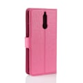 Miniatyrbild 2 av 2: Huawei Mate 10 Lite Enfärgat vikbart fodral - Rosa Rosa