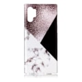 Pikkukuva 2 / 2: Marble Samsung Galaxy Note 10 Pro kuoret - Ruusu / valkoinen / musta Multicolor