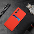 Pikkukuva 2 / 2: Card Holder Suojakuori For Samsung Galaxy S23 - Punainen Red