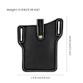 Pikkukuva 2 / 2: Universal Top Layer Cowhide nahkapussi - Musta Black