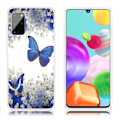 Miniatyrbild 1 av 2: Butterfly läder Samsung Galaxy A41 fodral - Flerfärgad multifärg
