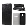Miniatyrbillede 1 af 2: Lenovo Phab 2 holdbart og stilfuldt læder-etui - Sort Black