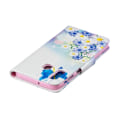 Miniatyrbillede 2 af 2: Wonderland Samsung Galaxy A40 etui - Blå Sommerfugl og Blomster Multicolor