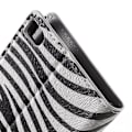 Miniatyrbillede 2 af 2: Moberg Huawei Ascend P8 Læder Etui Med Kortholder - Zebra Striper Multicolor