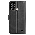 Pikkukuva 2 / 2: Lompakko Nahkakotelo For ZTE Blade A52 - Musta Black