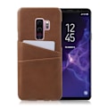 Miniatyrbild 1 av 2: Samsung Galaxy S9 Plus Unikt skal med kortfack - Brun Brun