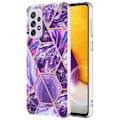 Pikkukuva 1 / 2: Marble design Samsung Galaxy A73 kotelot - Tumma Violetti Purple