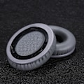 Miniatyrbillede 2 af 2: Monster Beats Solo læder memory foam ear pad pude - Grå Silver grey