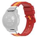 Pikkukuva 1 / 6: 22mm silikoninen kellohihna Garmin-kelloon - Punainen / Keltainen Red