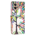 Miniatyrbillede 2 af 2: Wonderland Motorola Moto G32 Flip Etui - Life Træ Multicolor