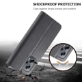 Miniatyrbillede 6 af 6: LC.IMEEKE Xiaomi Redmi Note 11E / 11 Prime 5g / M4 5g Flip Etui - Sort Black