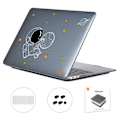 Pikkukuva 1 / 2: HAT PRINCE MacBook Air 13 Retina (A2179, 2020) / M1 (A2337, 2020) astronauttityyli ja näppäimistön suojus - Kädet Maan Päällä Ja Tähdet White