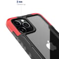 Miniatyrbilde 2 av 2: Støtsikkert Beskyttelsesdeksel til iPhone 13 Pro Max - Svart / Oransje Multicolor