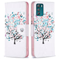 Miniatyrbillede 1 af 2: Wonderland Motorola Moto G42 Flip Etui - Blomst Træ Multicolor