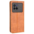 Miniatyrbillede 2 af 2: Bofink Vintage Vivo X80 Læder Etui - Brun Brown