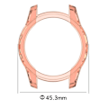 Miniatyrbillede 2 af 2: Garmin Fenix 7S gennemsigtigt cover - Gennemsigtig Sort Black