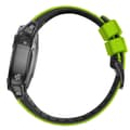 Miniatyrbillede 2 af 2: Silikonerem til Amazfit / Garmin / Coros-ur - Grøn / Sort Green