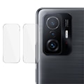 Pikkukuva 1 / 2: 2kpl IMAK OnePlus 9 Pro karkaistua lasia kameran linssin suojus + linssin suojus - Musta Transparent