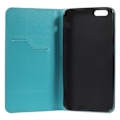 Miniatyrbillede 2 af 2: Trenter (lyseblå/sort) iPhone 6 Plus Flip Case i læder Blue