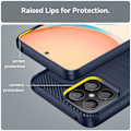Pikkukuva 5 / 6: Carbon Flex Suojakotelo Honor X8 - Sininen Blue