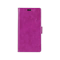 Pikkukuva 1 / 2: HTC 10 Evo Hullu Hevonen Nahkakotelo Lompakko - Violetti Purple