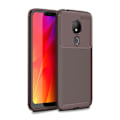 Pikkukuva 1 / 2: Motorola Moto G7 Power hiilen iskunkestävä kotelo - Ruskea Brown