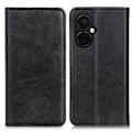 Miniatyrbillede 1 af 2: Flip Etui med Pung i Ægte Læder til OnePlus Nord CE 3 - Sort Black