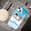 Miniatyrbild 2 av 3: Julfodral till iPhone 14 - Snöfältets Vänner Blå