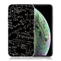 Miniatyrbillede 2 af 2: Etui med mønster til iPhone XS - Matematisk Formel Multicolor