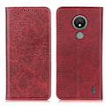Pikkukuva 1 / 2: Nokia C21 lompakkokotelo, aitoa nahkaa - Punainen Red