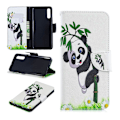 Miniatyrbild 1 av 2: Samsung Galaxy A70 mönstrat läderfodral - Panda multifärg