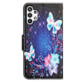 Pikkukuva 2 / 2: Wonderland Samsung Galaxy A04s / A13 5g / A13 4g Läppäkotelo - Perhonen Multicolor