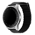 Miniatyrbild 3 av 3: 20 mm universellt klockarmband i äkta läder - Svart Svart