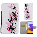 Pikkukuva 1 / 2: Wonderland Samsung Galaxy A22 5G Läppäkotelo - Musta Perhonen Multicolor