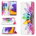Pikkukuva 2 / 2: Wonderland Samsung Galaxy A22 5G Läppäkotelo - Sunflower Multicolor