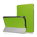 Pikkukuva 1 / 2: iPad (2017) (9.7") Kolmesti Taittuva Nahkakotelo Standillä - Vihreä Green