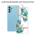 Pikkukuva 2 / 2: Erittäin ohut ja kestävä pehmeäkantinen Samsung Galaxy A32 - Sininen Ruusu Blue