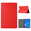 Miniatyrbillede 1 af 2: Lenovo Tab M10 FHD Plus enkelt flipomslag i læder - Rød Red