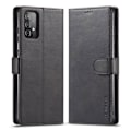 Miniatyrbillede 1 af 2: LC.IMEEKE Samsung Galaxy A82 5G flip etui - Sort Black