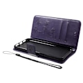 Miniatyrbillede 2 af 2: Huawei P20 Pro stemplet sommerfugl blomster PU læder flip etui - Mørkelilla Purple