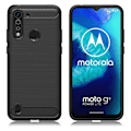 Pikkukuva 1 / 2: Carbon Flex kuoret - Motorola Moto G8 Power Lite - Musta Black