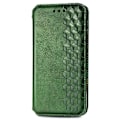 Pikkukuva 3 / 6: Nahkakotelo With A Stylish Rhombus Imprint For Motorola Edge 30 Pro - Vihreä Green
